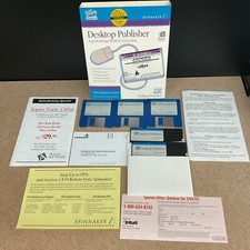 Desktop Publisher Easy Working For Windows Big Box Software 1992 Spinnaker  picture