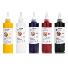 250ML 5 Colors DTF Ink for PET Film Transfer Printer for T Shirt Printing picture