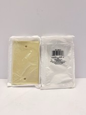 25PK Leviton IVORY 1-Gang 0-Device Blank Box Wall Plate Cover Standard NEW 86014 picture
