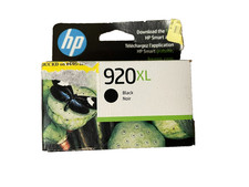 HP 920XL Office Jet Black Ink Cartridge Genuine Sealed in Box picture