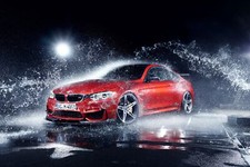 Cars 2015 ac schnitzer bmw m 4 coupe racing aerodynamics Desk Mat Stitched picture
