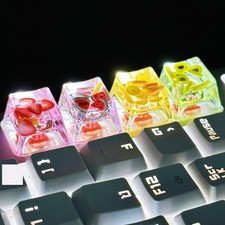 Fruit Artisan Resin Keycap Handmade Custom MX Cherry Mechanical Keyboard picture