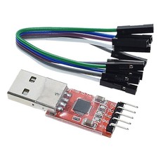 HiLetgo CP2102 USB 2.0 to TTL Module Serial Converter Adapter Small, Red picture