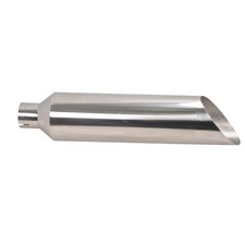 For Silver Straight Exhaust Tip 4