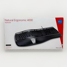 Microsoft Natural Ergonomic Keyboard 4000 Model 1048 B2M-00012 USB NOB picture