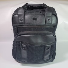 Solo Bradford Executive Collection Black Gray Denim Backpack 15