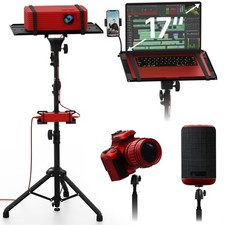 Projector Stand Tripod, Tall Floor Stand, Adjustable Height 27