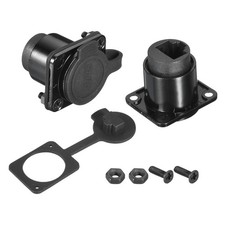 2Pcs D Type RJ45 Coupler, Panel Mount Connector Female to Female LAN Network picture