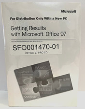 Getting Results With Microsoft Office 97 (Book & Disc) - Factory Sealed picture