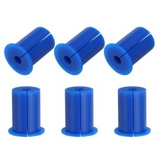 6Pcs Wall Grommets for Cables 1 Inch Silicone Cable Wall with 8.5mm Hole, Blue picture