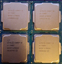 This is a lot of 4 Intel core i5 7500T CPU's picture