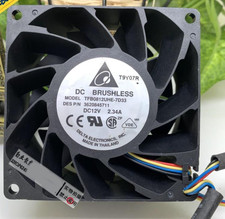 1PCS Delta TFB0812UHE-7D33 12V 2.34A 8038 High-Performance Cooling Fan picture