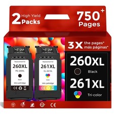 PG-260 CL-261 XL Ink Cartridge Replacement for 260XL 261XL picture