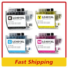 4pk LC401XL H-Yield Ink Cartridges with Brother MFC-J1010DW MFC-J1012DW J1170DW picture