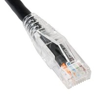 Bulk Lot 100 PCs 14ft Cat6 RJ45 Ethernet Cables (UTP) Black, Gold Plated, Sealed picture