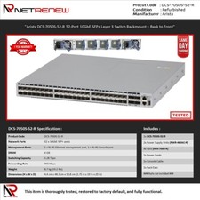 Arista DCS-7050S-52-R 52-Port 10GbE SFP+ Layer 3 + Switch picture