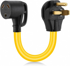 Compatible with NEMA 10-30P to TT-30R 30Amp RV Power Adapter Cord | 240V 3 Prong picture