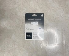 Sony Micro Vault 4GB USB 2.0 Flash Drive W/ Illuminated LED #1060 picture