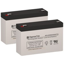 UPS Battery Pack for APC SMART-UPS SC SC450RM1U - 6V Sealed, Rechargeable, 2-PK picture
