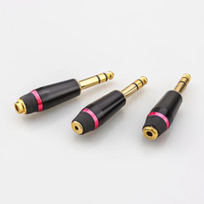 Hifi 2.5mm/3.5mm/4.4mm Balanced Female to 1/4 6.35mm TRS Male Adapter Converter picture