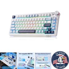 Ergonomic 75% Hot-Swap Gaming Keyboard - Aula AU75 with RGB Illumination picture