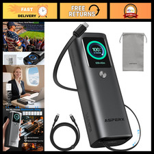 High-Capacity 165W Laptop Power Bank, 20,000mAh, Retractable Cable, Aluminum Des picture