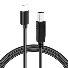 Flexible 6Ft USB C to USB B Printer Cable for Macbook Pro/Air, Compatible picture