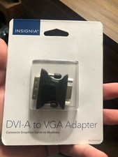New & Sealed Insignia DVI-A to VGA Adapter Graphics Card to Monitor NS-PV90501 picture