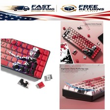 Rainy Japanese Anime Keycaps 129 Keys PBT Cherry Profile Shine Through picture