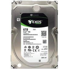 Seagate Exos ST6000NM0115 6TB 7200 RPM SATA 6GB/s 512e 7E8 256MB Cache 3.5