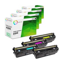 TCT 4PK 649X 648A Toner Set CE260X CE261A CE262A CE263A For HP LJ CP4525 picture