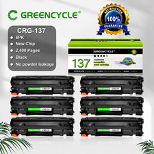 6PK Canon 137 CRG137 Toner Cartridge Replacement MF232w MF236n MF244dw MF247dw picture