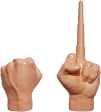 3D Collapsing Middle Finger, 2 Pcs Collapsible Middle Finger Gifts, Fun and Real picture
