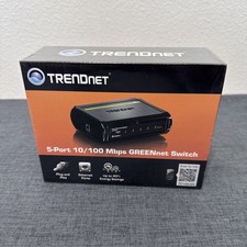 New TRENDnet TE100-S5. 5 Port 10/100 Mbps GREENnet  Desktop Switch picture