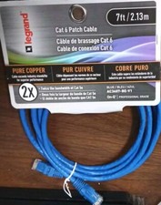 New Legrand On-Q Cat 6 Patch Cable 7ft  picture
