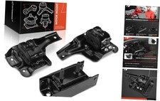 3PCS Engine Motor Mount and Transmission Mount Kit Compatible with Ford F-150 picture