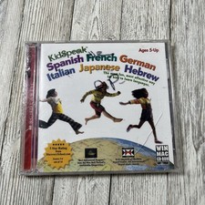 Scholastic KidSpeak Spanish French German Italian Japanese Hebrew CD-ROM Ages 5+ picture
