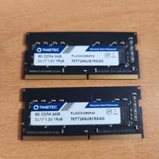 🔥 Timetec 16GB Kit 2x8GB DDR4-2400PC4-19200 SO-DIMM Laptop RAM CL17 picture