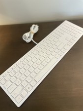 HP HEWLETT PACKARD SLIM WIRED USB KEYBOARD M54851-001 White picture