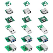 USB to DIP Breakout Adapter Converter PCB Power Board Module Set 18 PCS picture