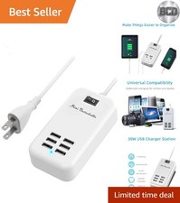 Innovative 6-Port USB Charging Hub with Power Control - Perfect for Every Home picture