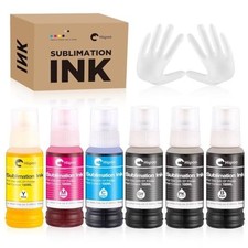 Hiipoo 600ML Sublimation Ink for ET-8500 ET-8550 Wide-Format Supertank Printe... picture