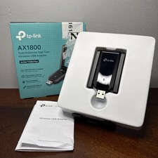 TP-Link AX1800 WiFi 6 USB 3.0 Wi-Fi Adapter Archer TX30U Plus New/Open Box picture