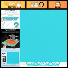CryoGrip Pro Glacier Build Plate 235x235mm for Adventurer 5M Pro/5X - High-Perfo picture