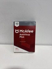 McAfee Antivirus Plus - 10 Device Protection for 1 Year NEW, Sealed picture