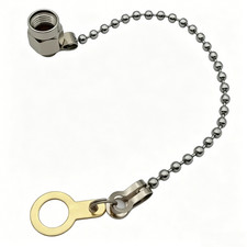 10~50pcs SMA Metal Protective Dust Cover Dual Fixed Lanyard Dust Stopper Cap Cov picture