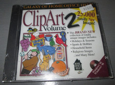 Clip Art Volume 2 CD Galaxy of Home Office Help Windows 95 98 Sealed picture