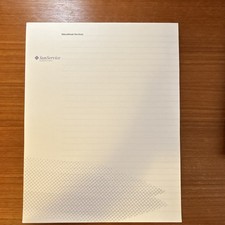 Vintage Sun Microsystems SunService Educational Services Notepad- 8.5x11 Inches picture