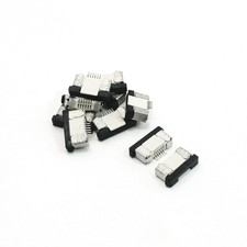 FFC FPC 6-pin 0.5mm Pitch Spacing DIY Ribbon Flat Socket Connector 10 Pcs picture