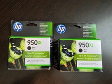 Lot of 2 HP 950XL Ink Cartridge - Black (CN045AN#140) NOS picture